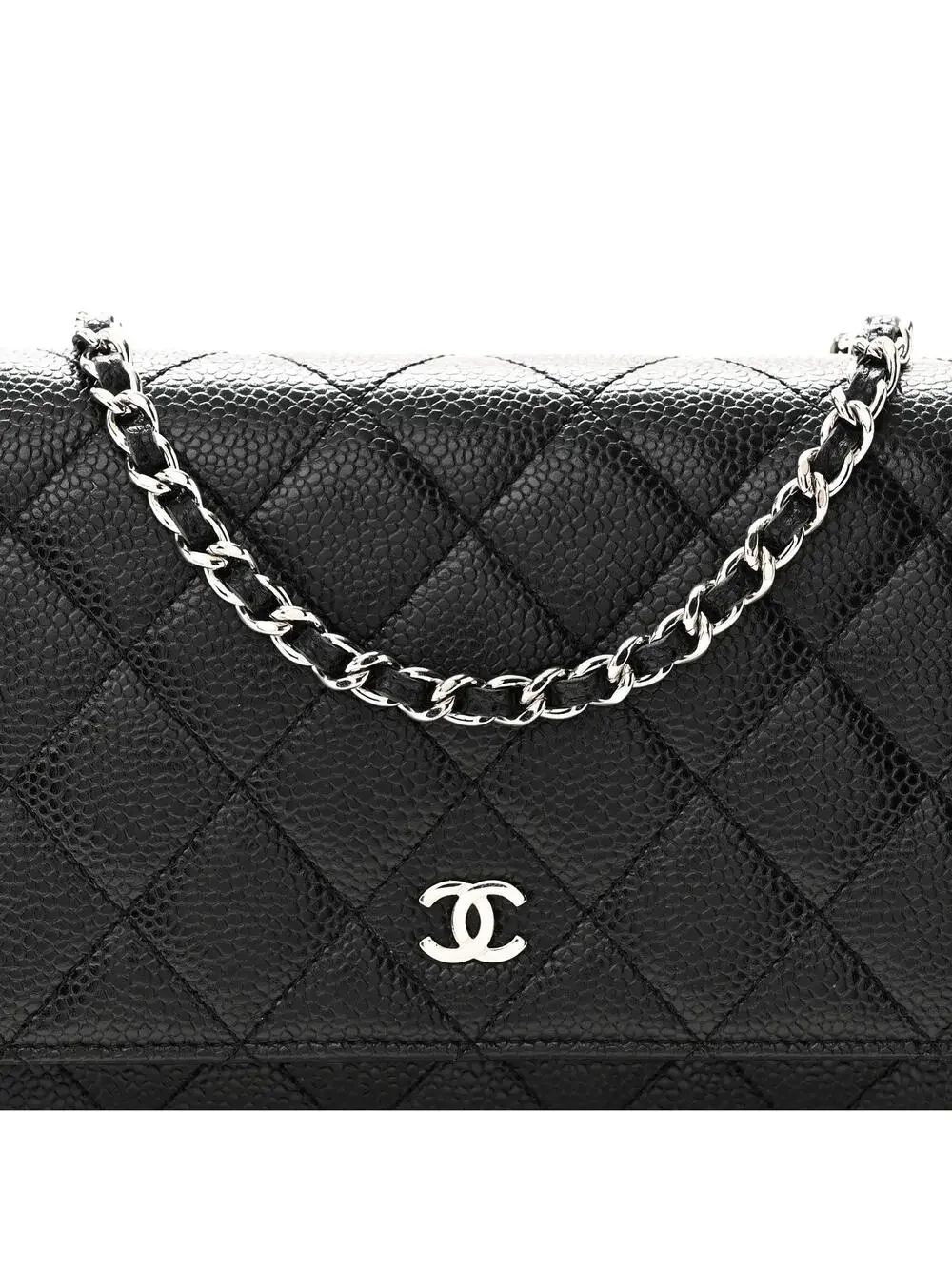 Chanel Caviar Quilted Wallet On Chain #323684C26B